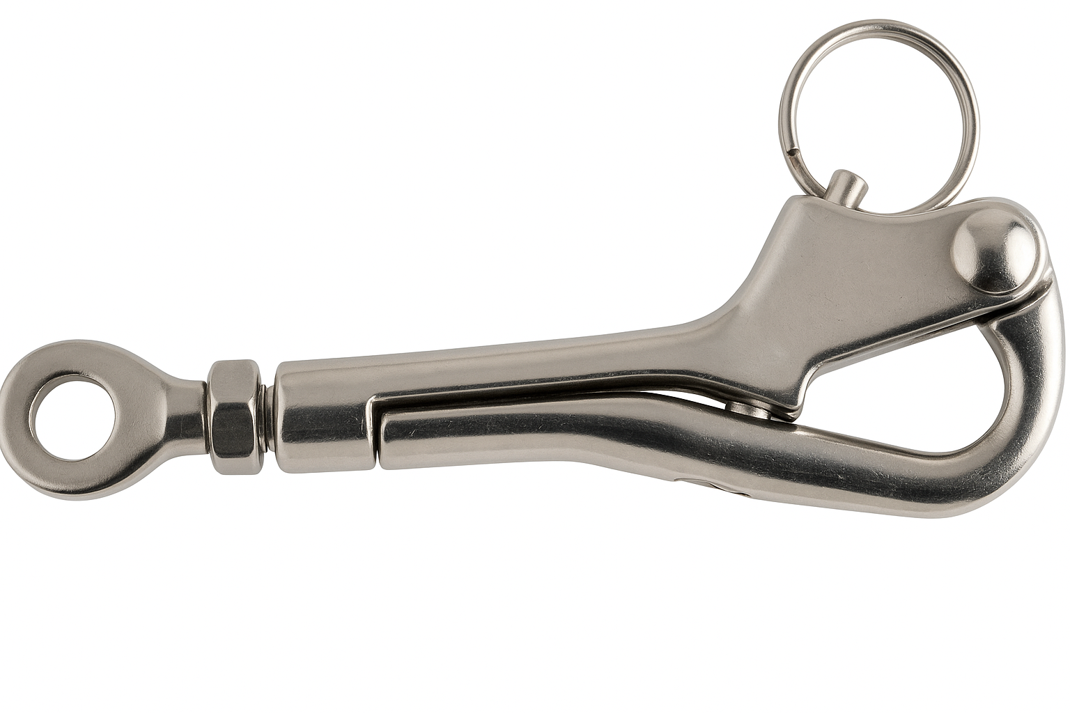 Osculati Pelikanhaken, Edelstahl für Relingsdraht