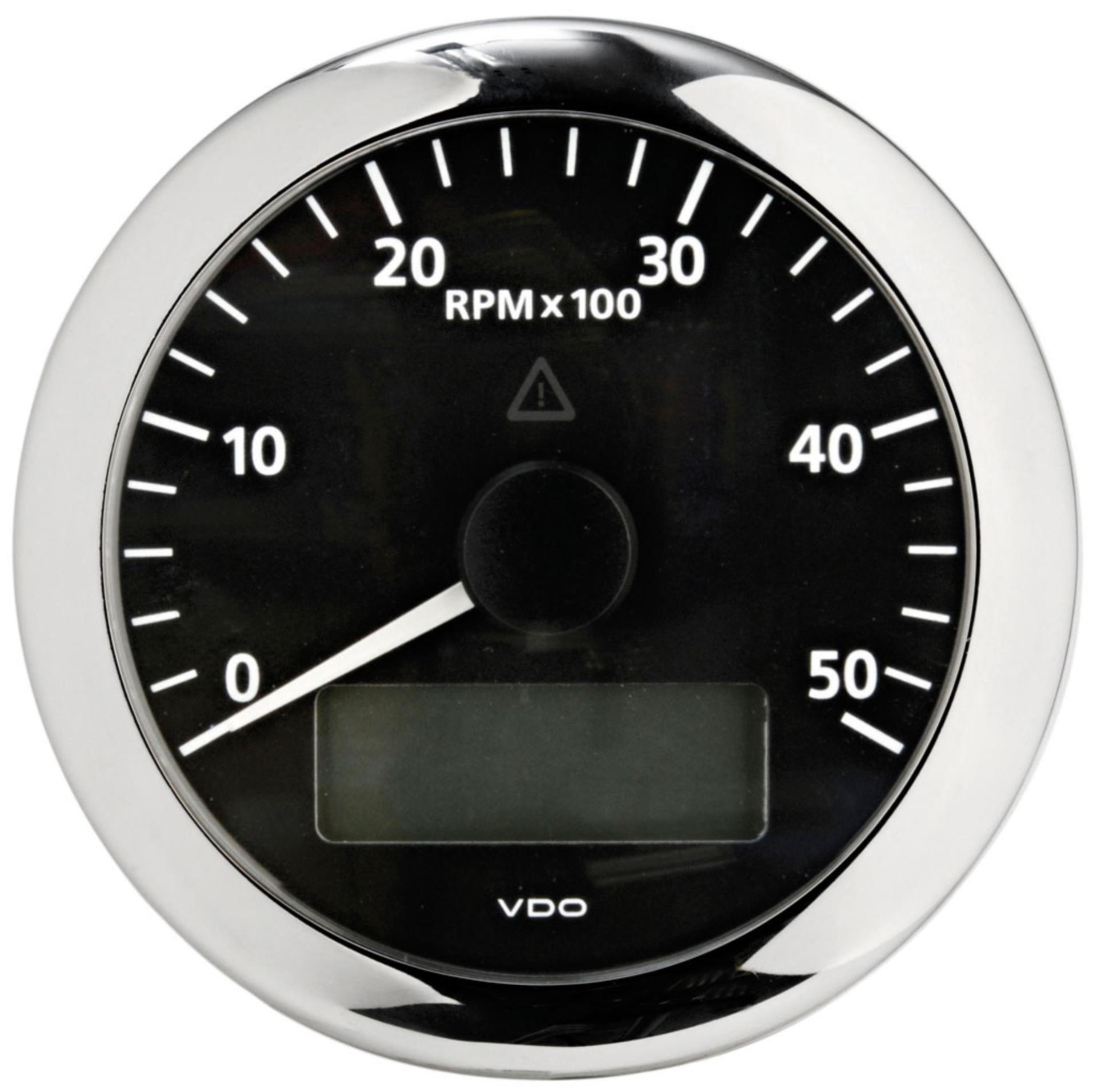 VDO Drehzahlmesser 85mmØ mit LCD- Display 0-7000rpm schwarz