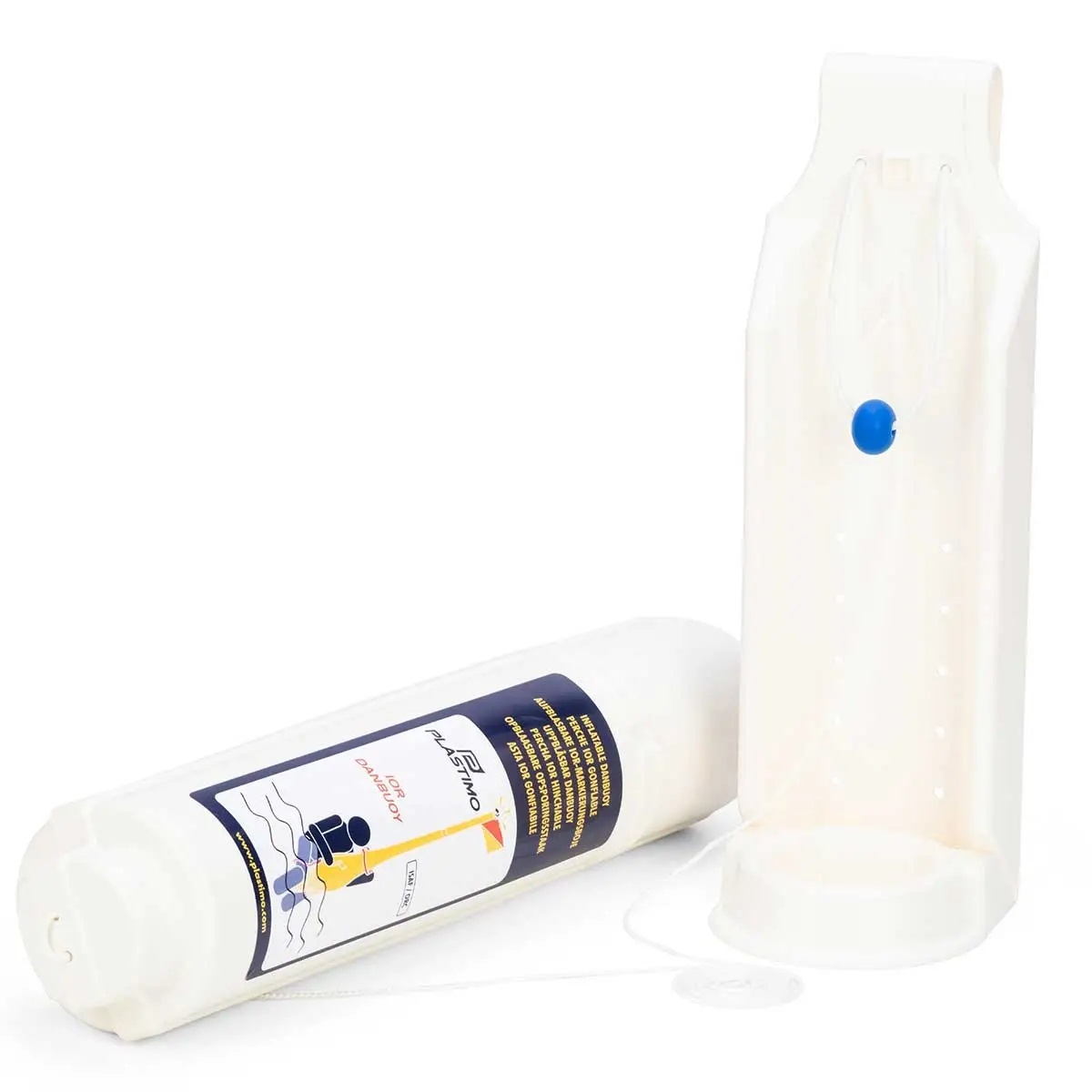 Plastimo Aufblasbare IOR-Makierungsboje, weißer Behälter Plastimo Aufblasbare IOR-Makierungsboje, weißer Behälter