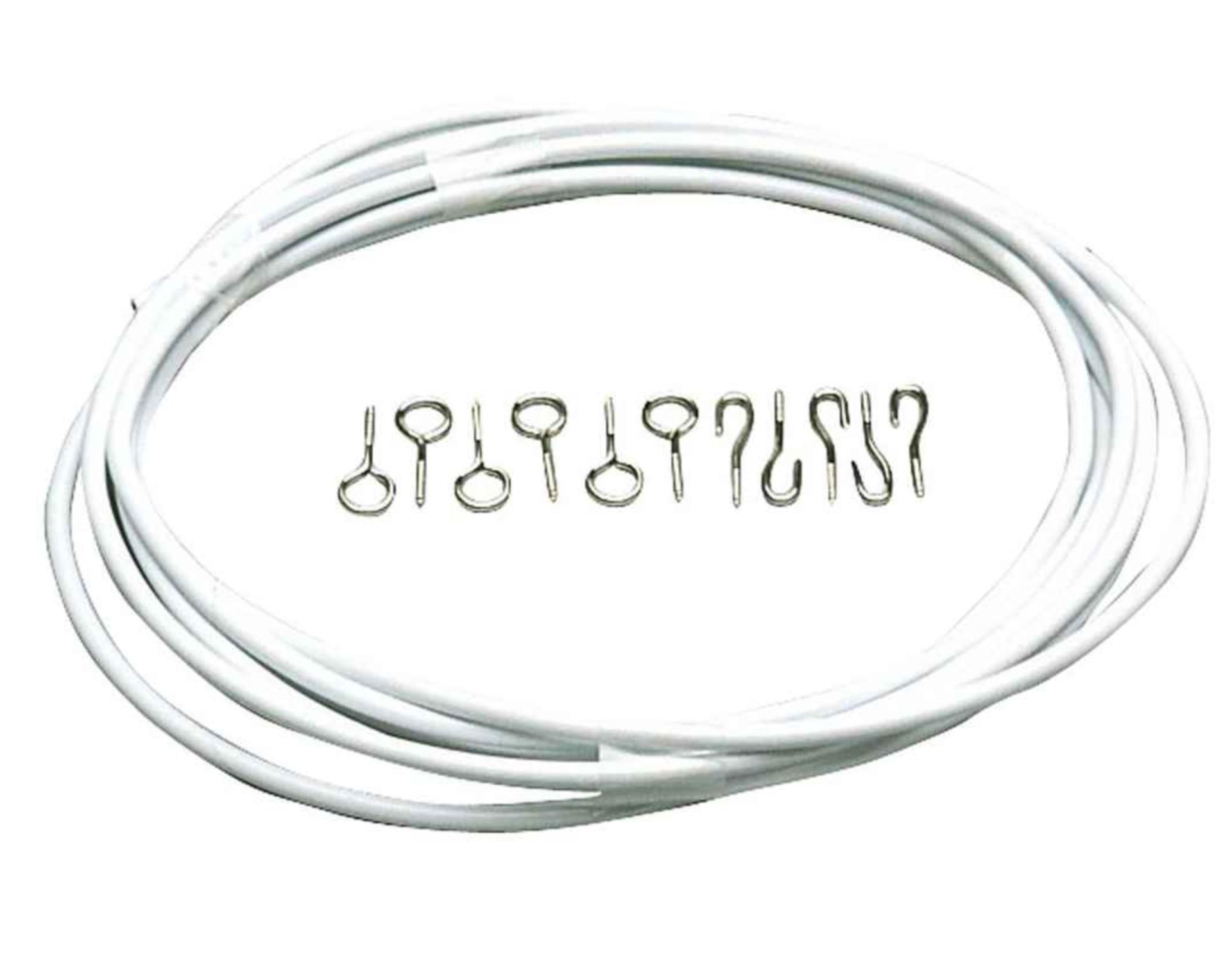 Spiralband Set weiß, 3  Meter