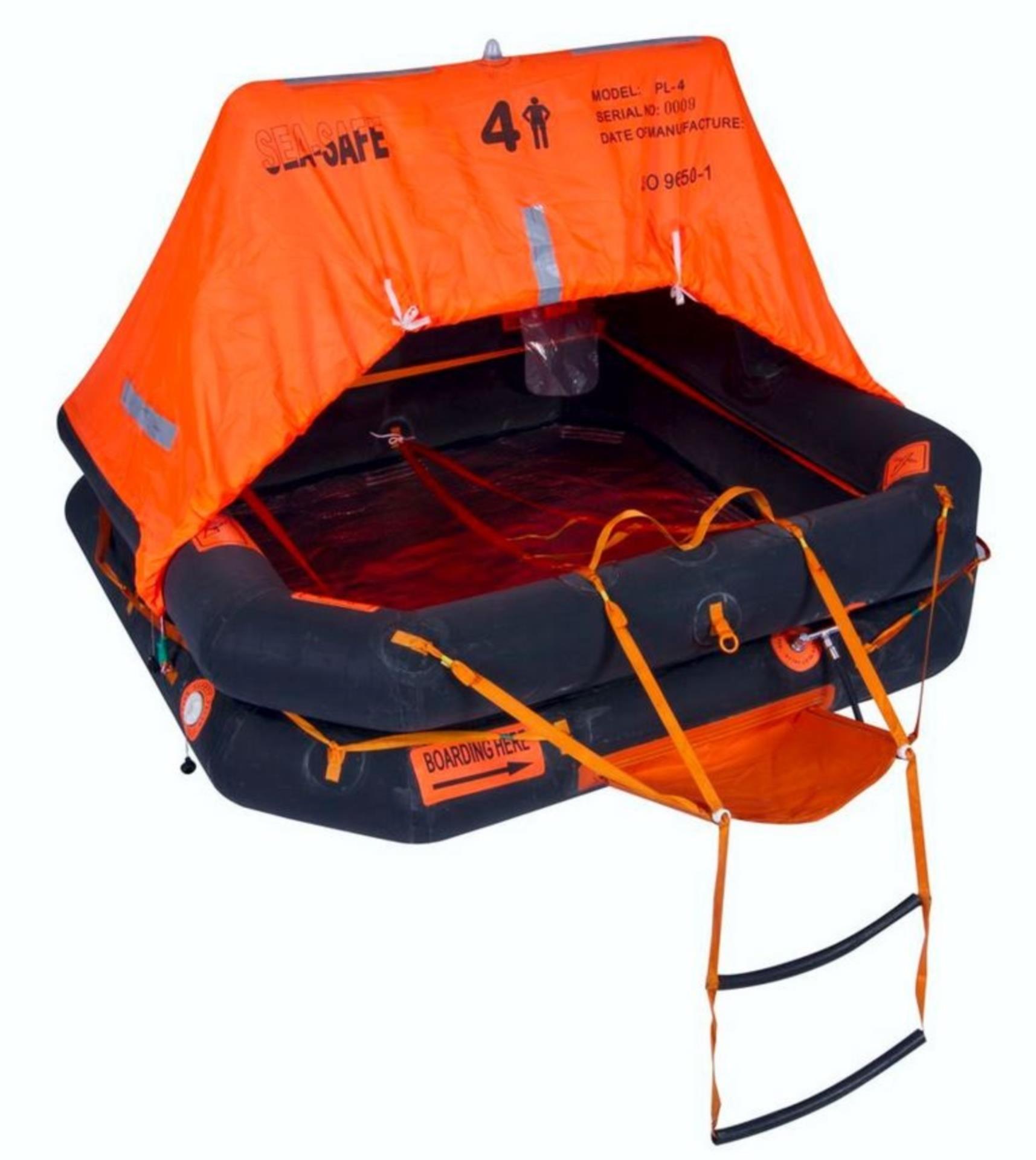 Sea Safe Sea-Safe Rettungsinsel Prolight Coastal 4 Personen, Tasche  