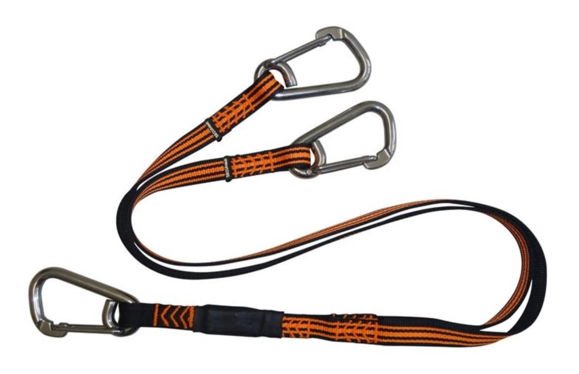 Secumar 3-Punkt Lifeline schwarz orange ab 50 kg Secumar 3-Punkt Lifeline schwarz orange ab 50 kg