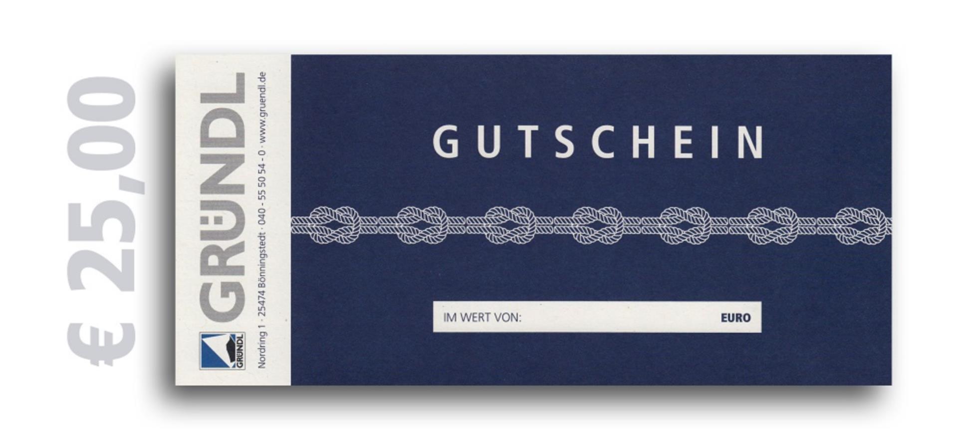 Geschenkgutschein 25,00 Euro