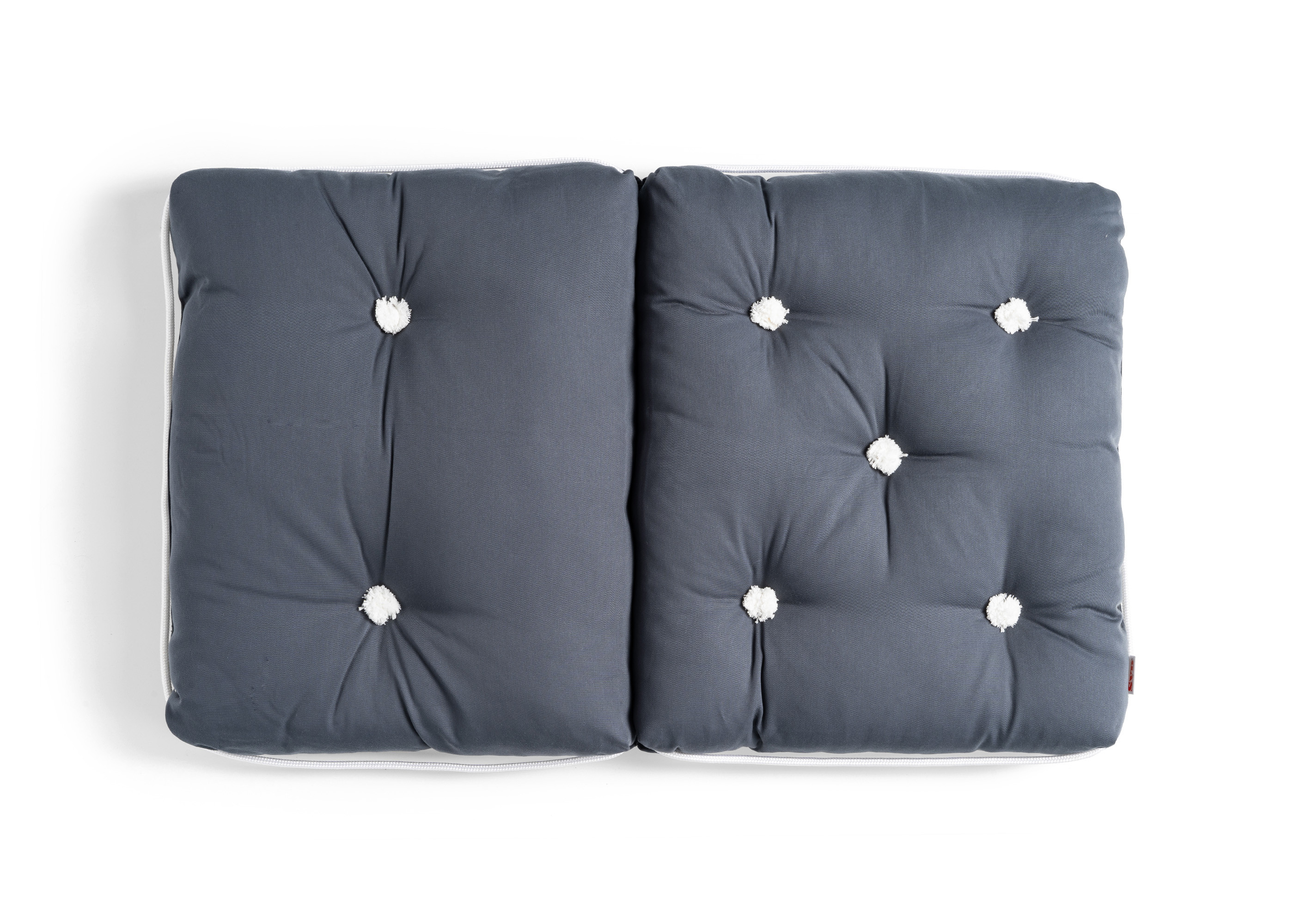 Talamex Kapok-Doppelsitzkissen / Dunkelgrau Talamex Kapok-Doppelsitzkissen / Dunkelgrau
