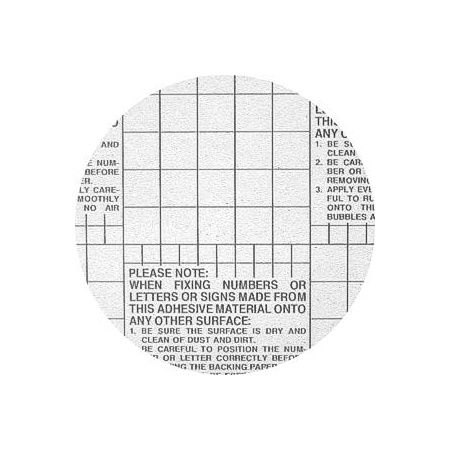 Lindemann Nummerntuch Weiß