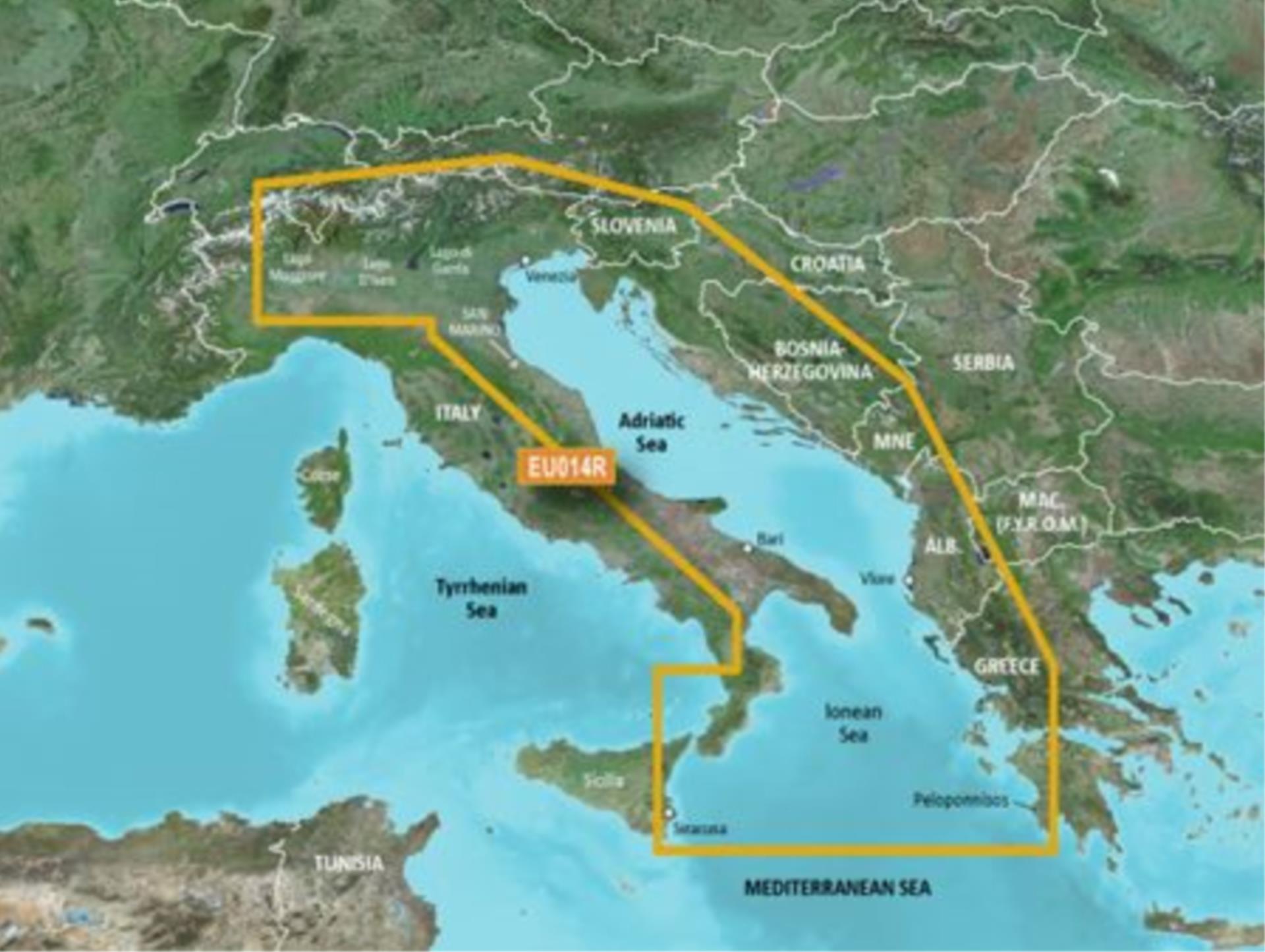Garmin G3 EU014R Italy, Adriatic Sea