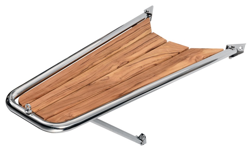 Osculati Bugspriet Edelstahl / Teak, 1180 x 590 x 330 mm