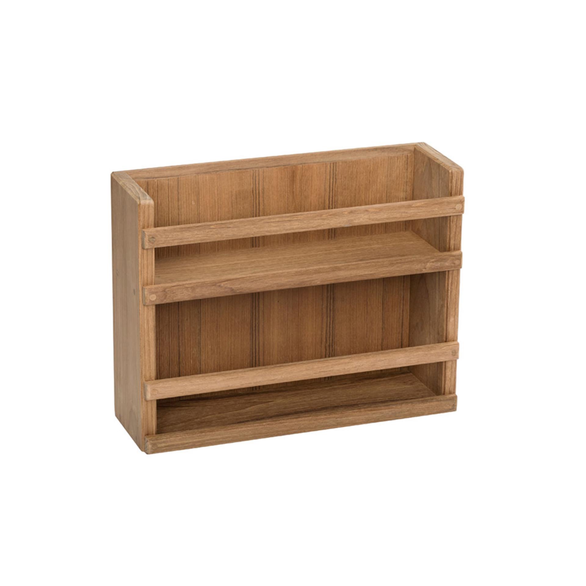 ARC Marine Teak Double Rack, 33 cm x 10,5 cm x 26 cm