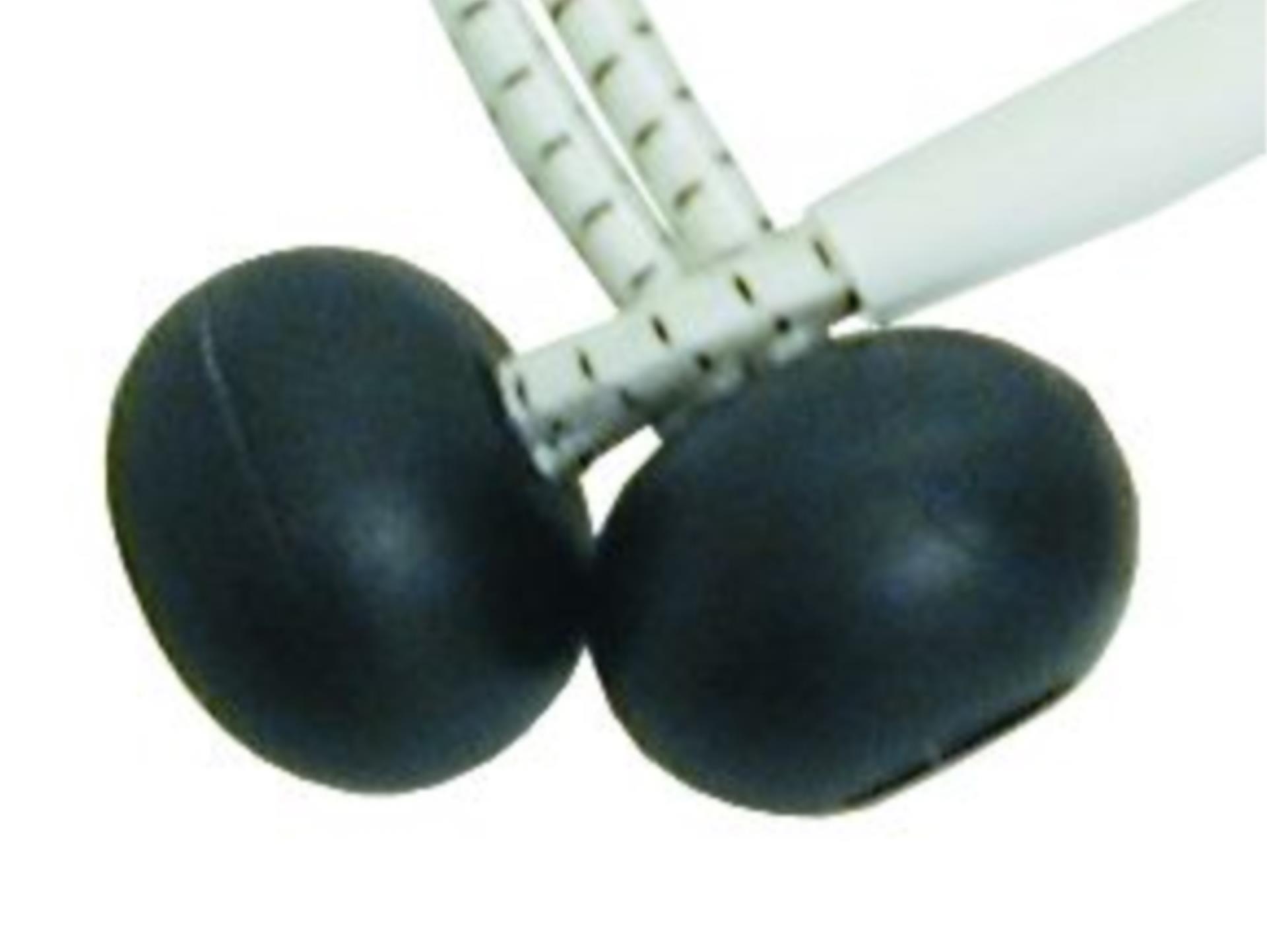 Lindemann Kugelzeisinge Schwarz, 40 cm (4er Set)