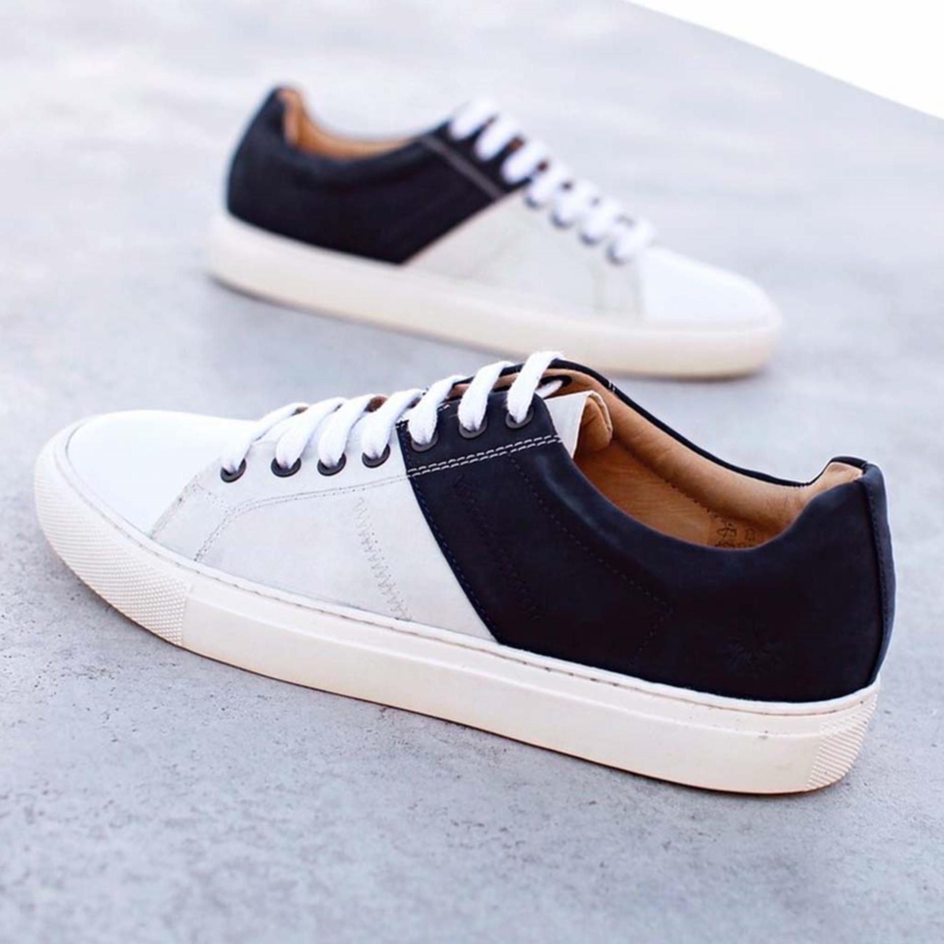 BluePort Sneaker Genoa navy/weiß Größe 