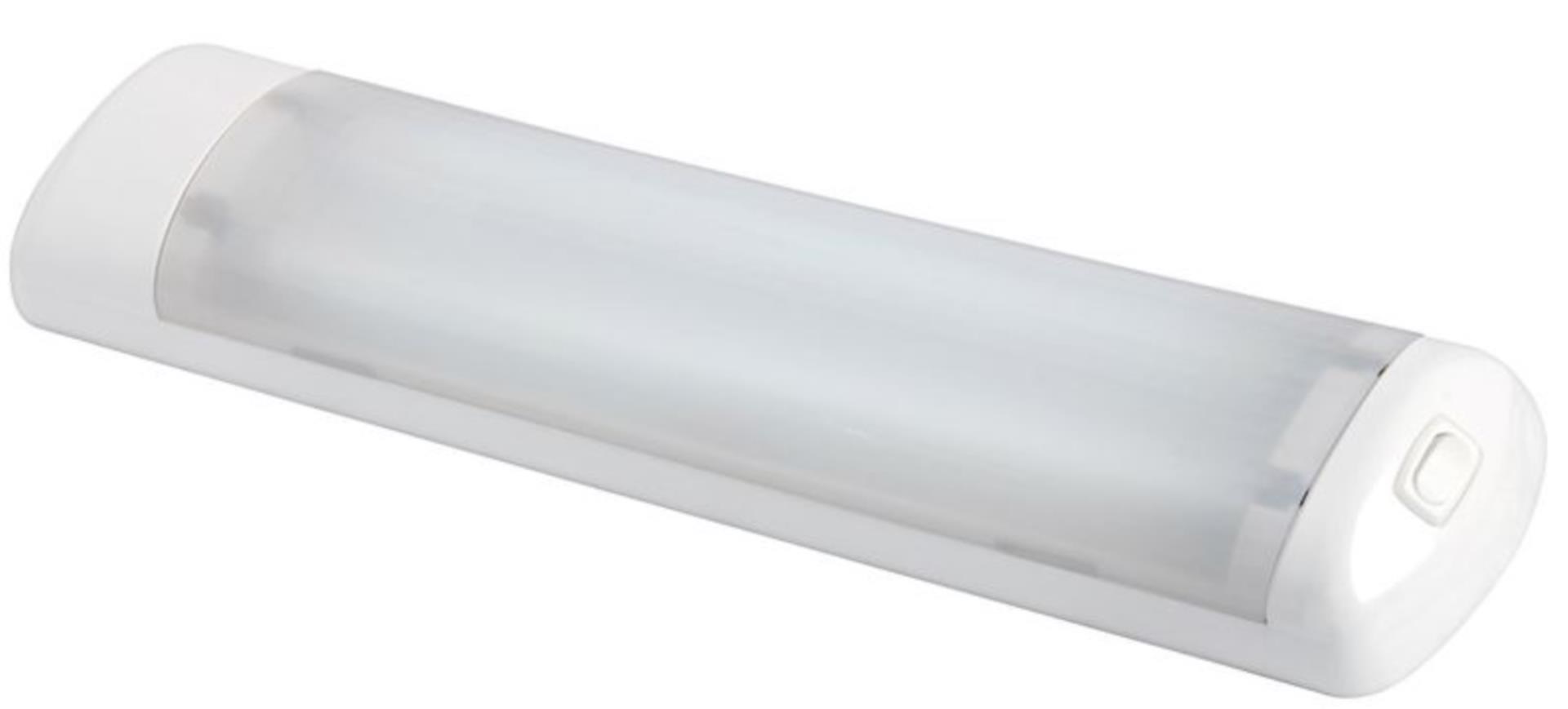 Osculati LED Deckenleuchte mit Schalter, 18 LED 410 x 65 x 35 mm Osculati LED Deckenleuchte mit Schalter, 18 LED 410 x 65 x 35 mm