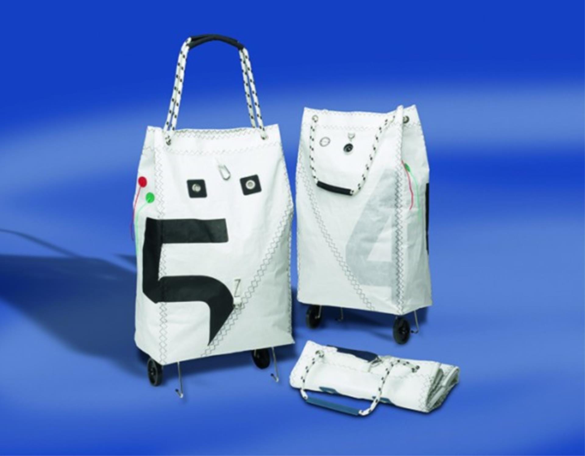 Sea King Einkaufs Trolly weiß/ royalblau