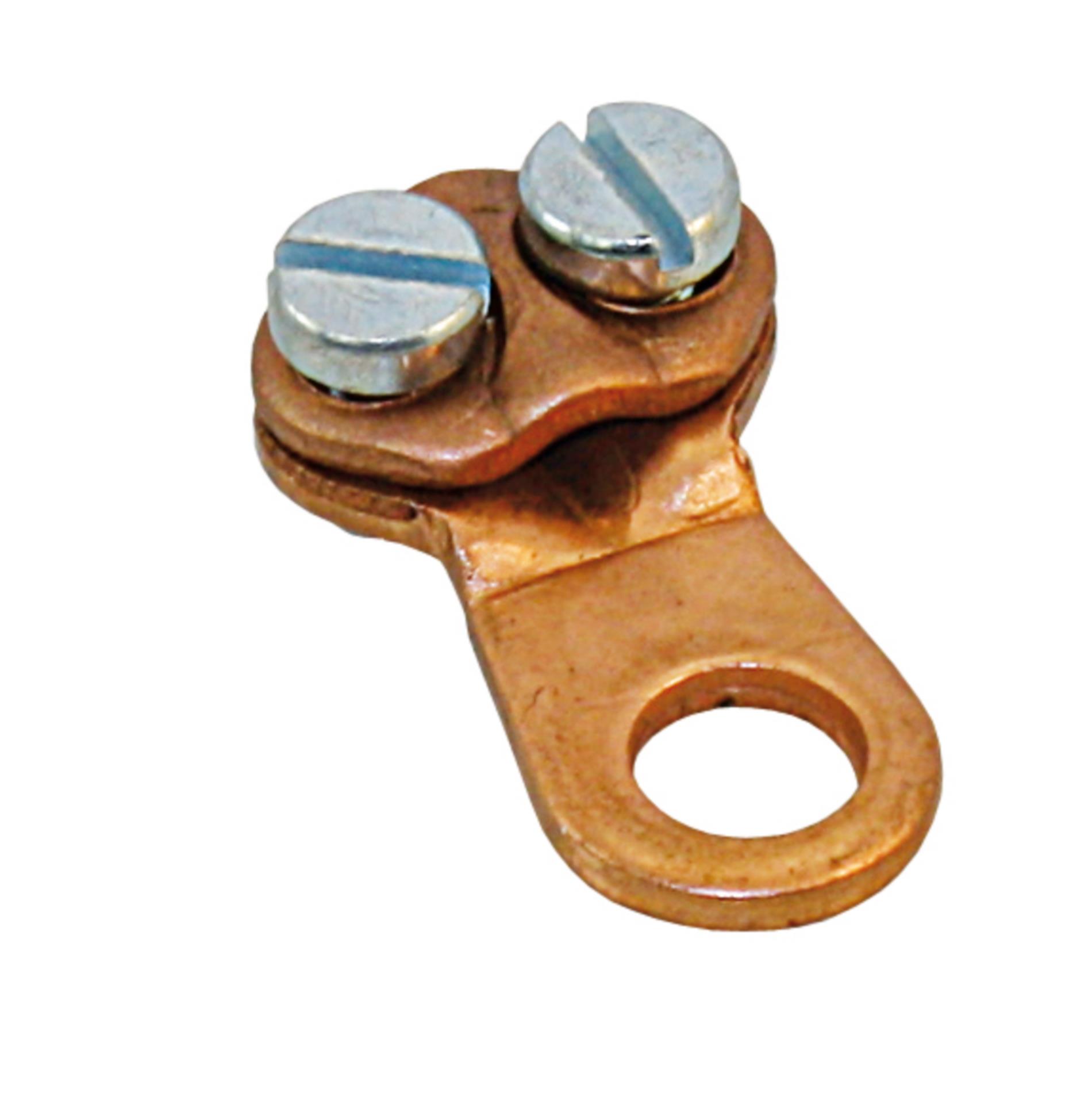 Lindemann Schraubkabelschuh für Kabel 10 - 16 mmØ, M8 1-Lasche (2er Set) Lindemann Schraubkabelschuh für Kabel 10 - 16 mmØ, M8 1-Lasche (2er Set)