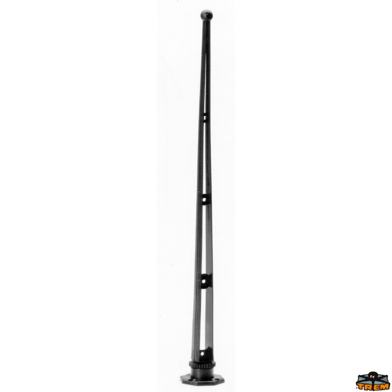 Trem Kunststoff Flaggenstock, Topmontage 400 mm