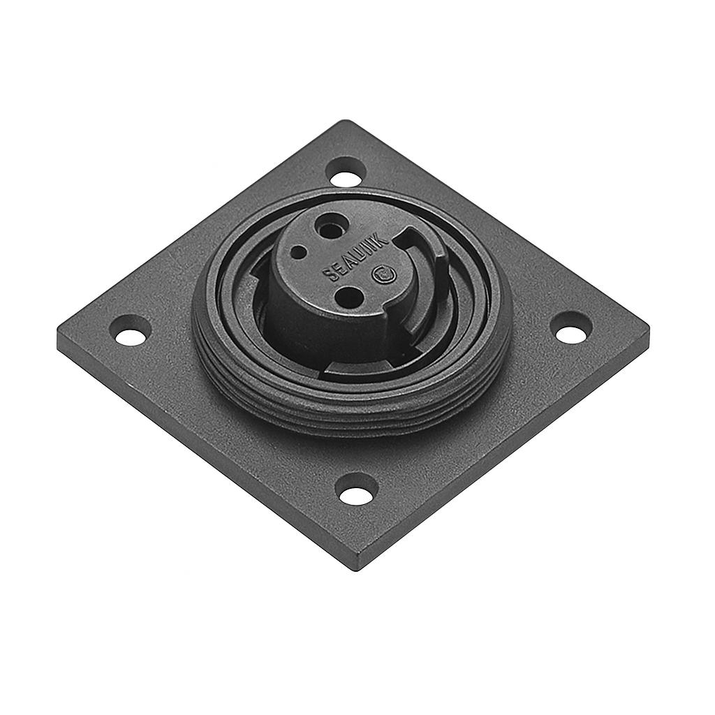 Osculati Bulgin Einbausteckdose 9-polig weiblich, 5 A (mit Kappe)