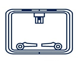 Oceansouth Lukenabdeckung, rechteckig 520 x 400 mm