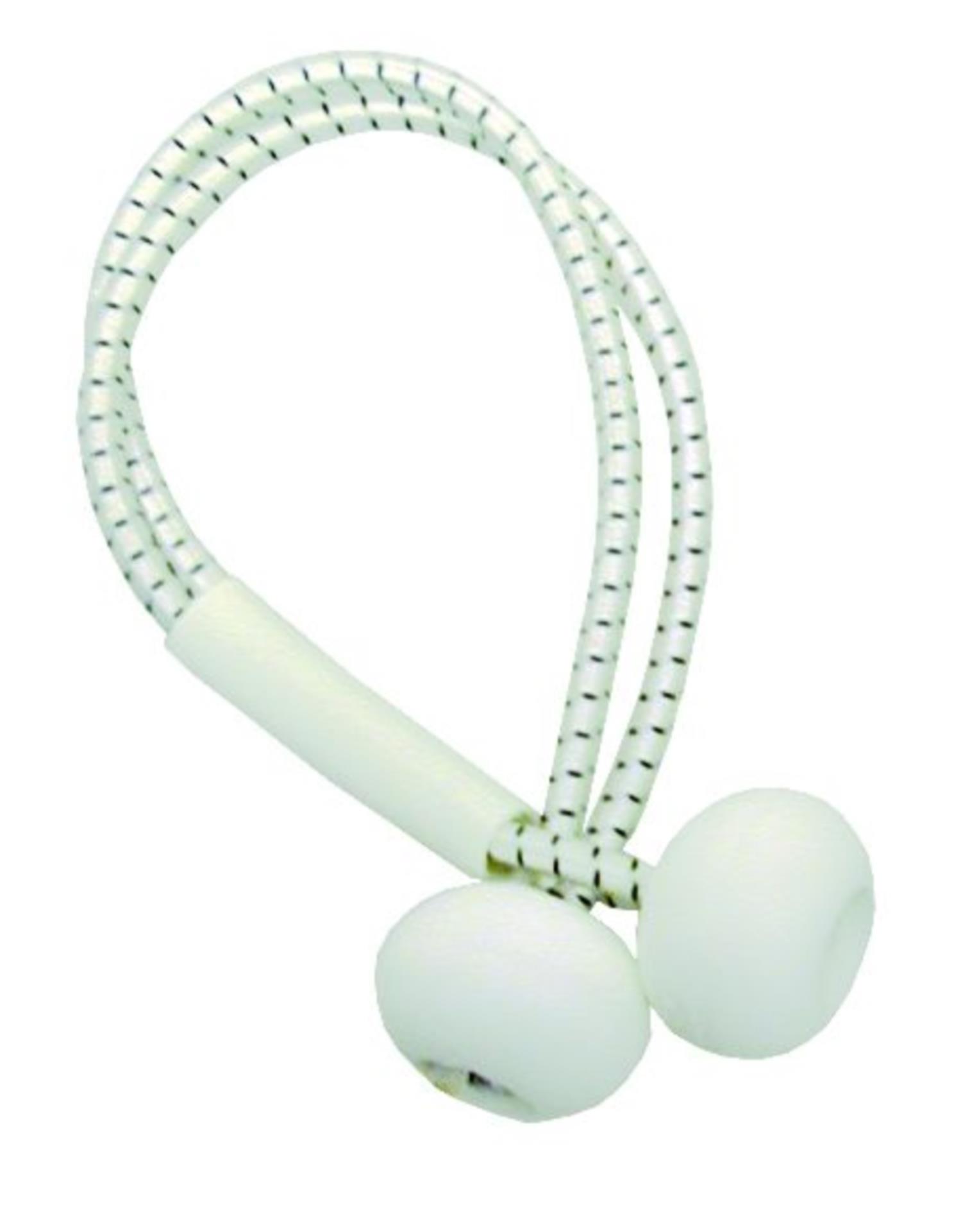 Lindemann Kugelzeisinge weiß, 25 cm (4er Set) 