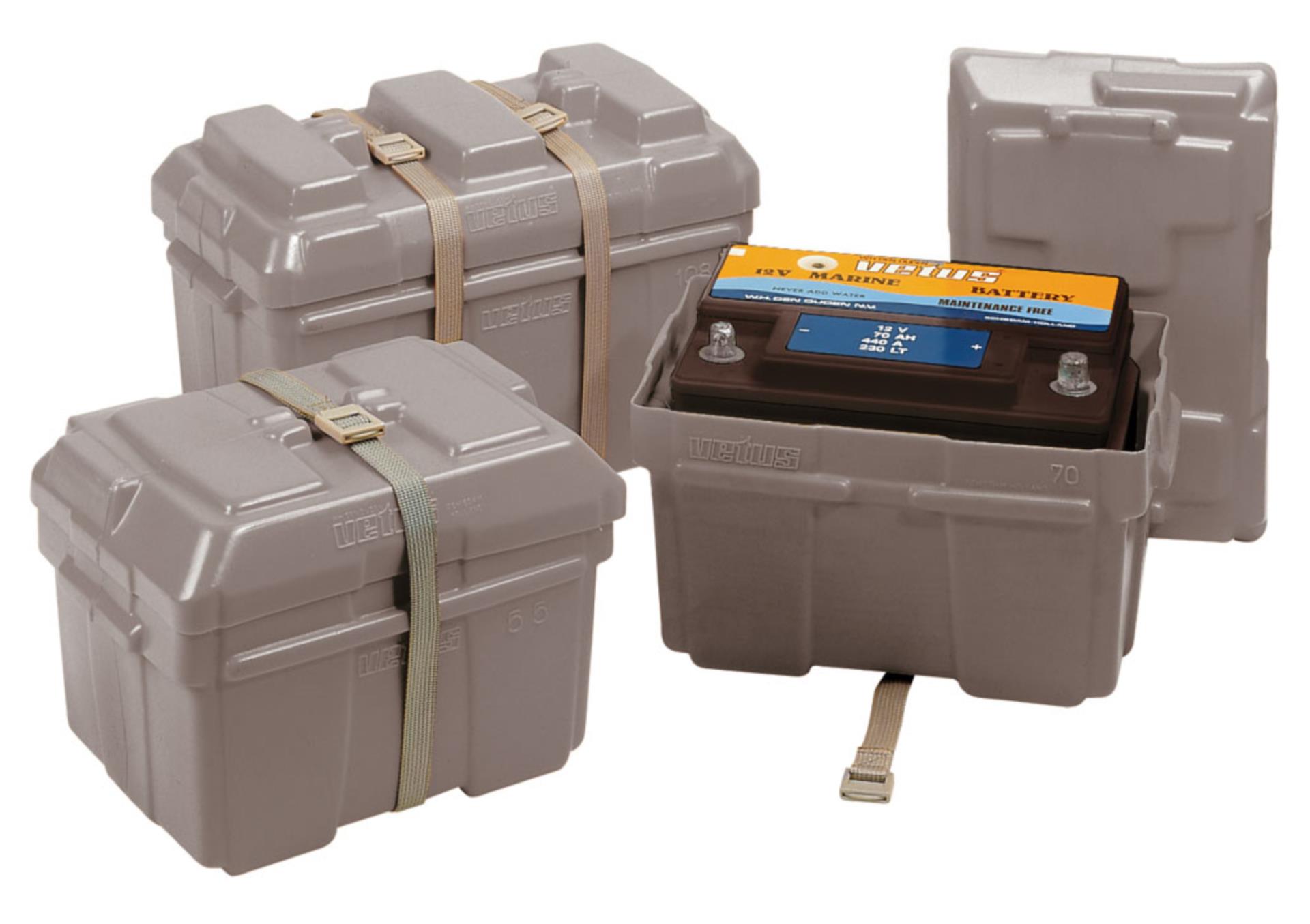 Vetus Batteriebox für 60 AH, 255 x 180 x 195 mm Vetus Batteriebox für 60 AH, 255 x 180 x 195 mm