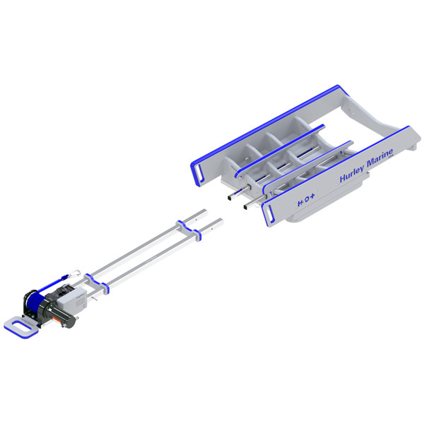 Hurley Marine Hurley H3O+ Davit System mit Handwinde Hurley Marine Hurley H3O+ Davit System mit Handwinde