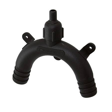 Trudesign Schwanenhals, schwarz 1 1/2" / 38 mmØ