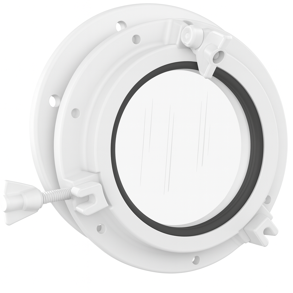 Osculati Bullauge, Nylon weiß 320/265mm