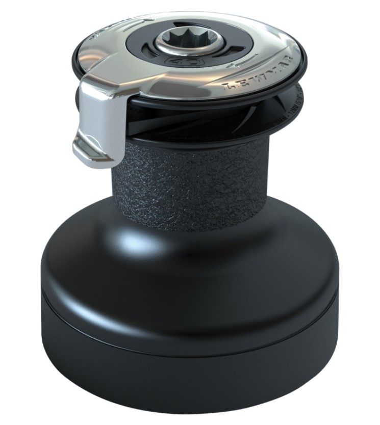 Lewmar Winde Evo, Typ 15 ST, Alu-schwarz Lewmar Winde Evo, Typ 15 ST, Alu-schwarz