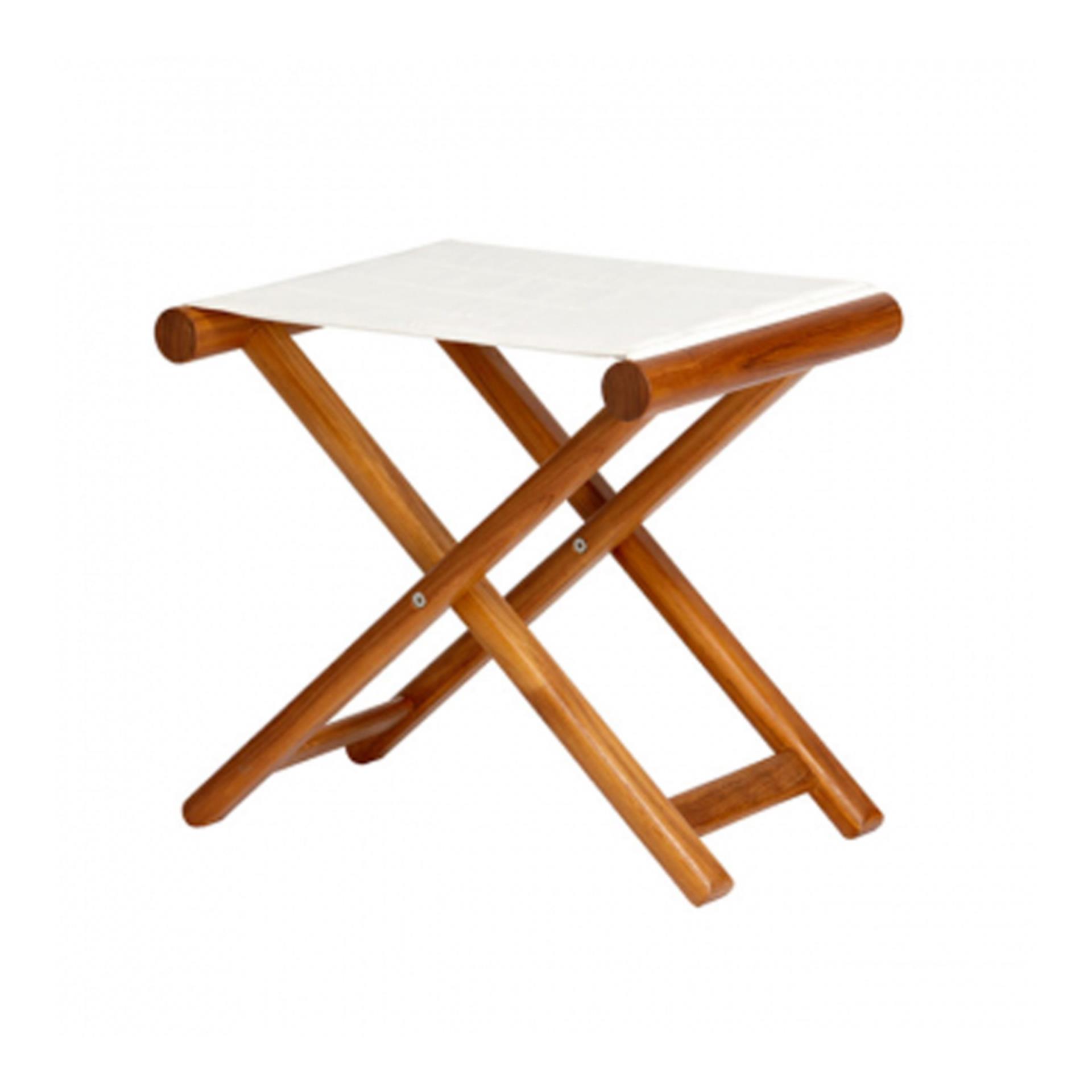 Marine Buisness Marine Bussines  Hocker Teak faltbar Ecru