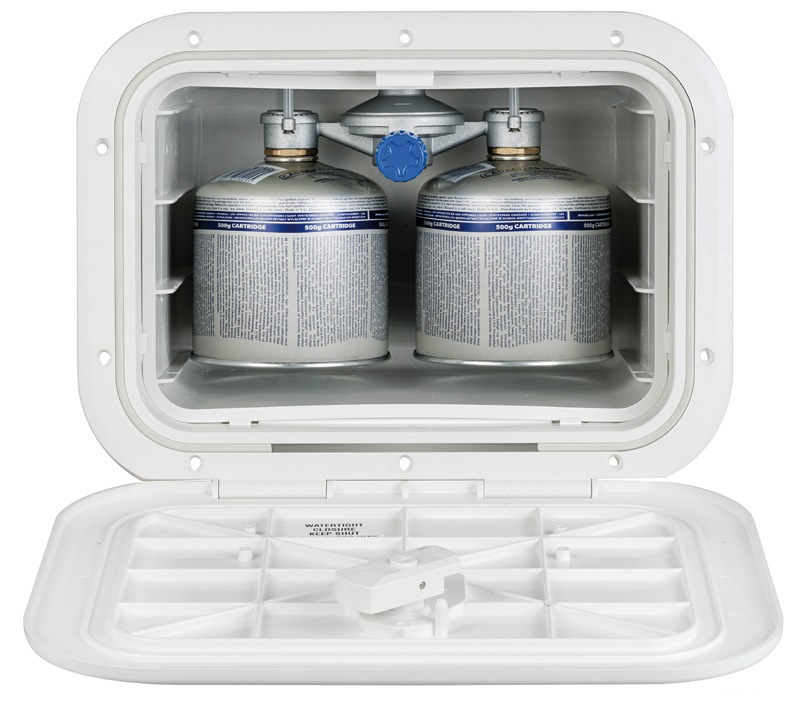 Osculati Gasflaschen Staufach für 2 x CV500 Gasflaschen