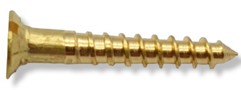 Gotthardt Senkkopfschrauben Messing 5,5x25mm
