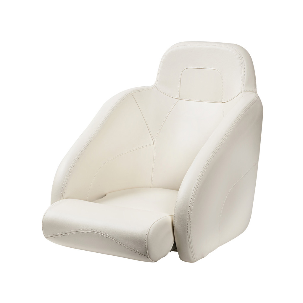 Osculati Anatomischer Sitz Flip-Up & Polsterbezug weiß Osculati Anatomischer Sitz Flip-Up & Polsterbezug weiß