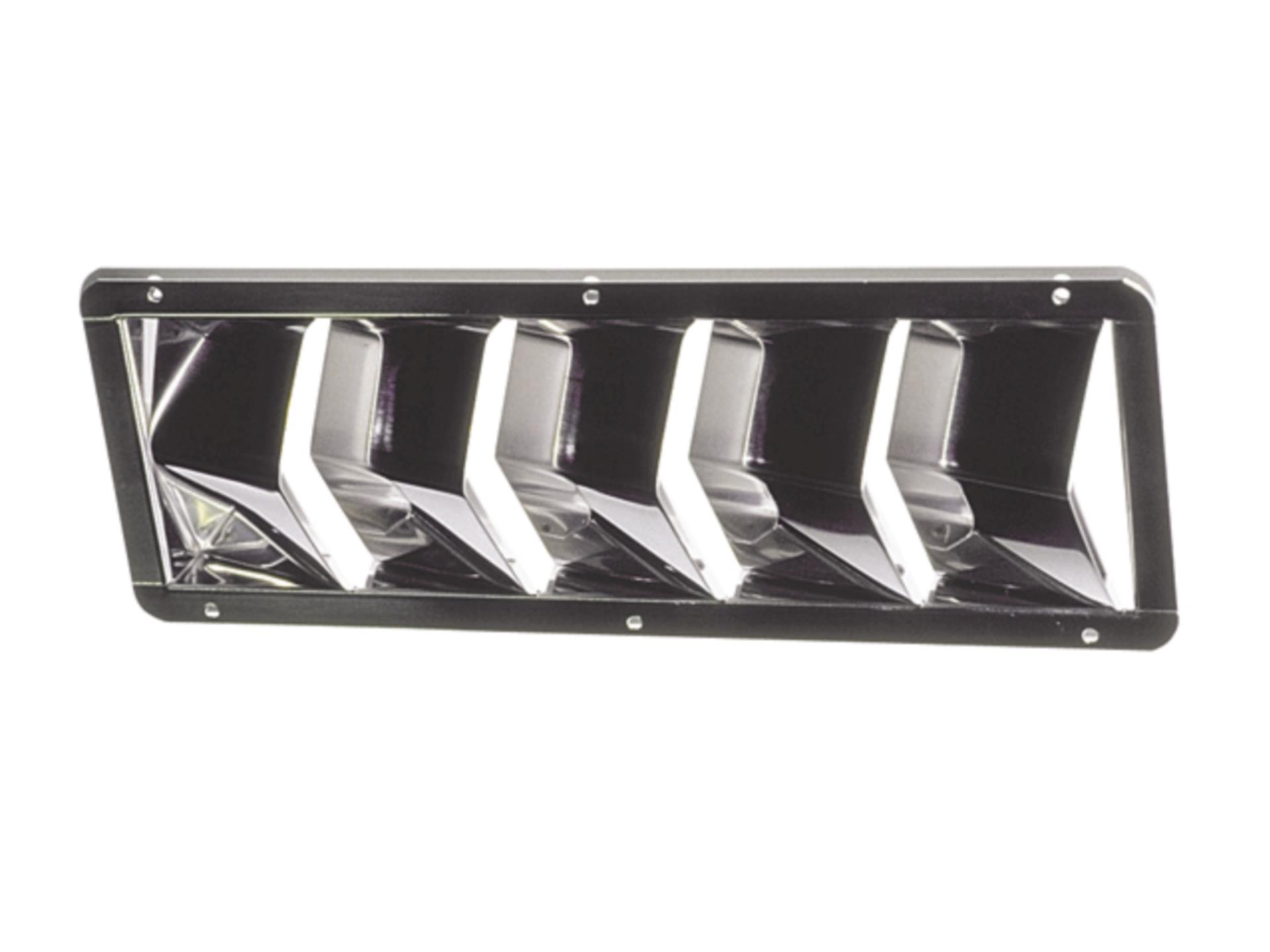 Osculati Edelstahl Lüftungsgitter, 325 x 110 mm