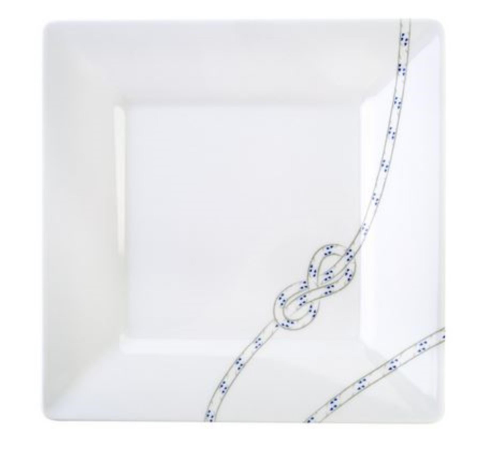 Plastimo Geschirr South Pacific Dessert Teller 20x20cm 6 Stk, eckig