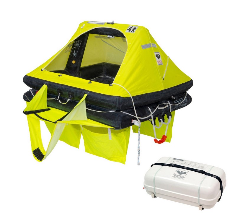 Viking Rettungsinsel RescYou 6 Personen, Container