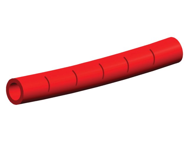 Whale Rohr flexibel rot, 15 x 11 mm (10 Meter)