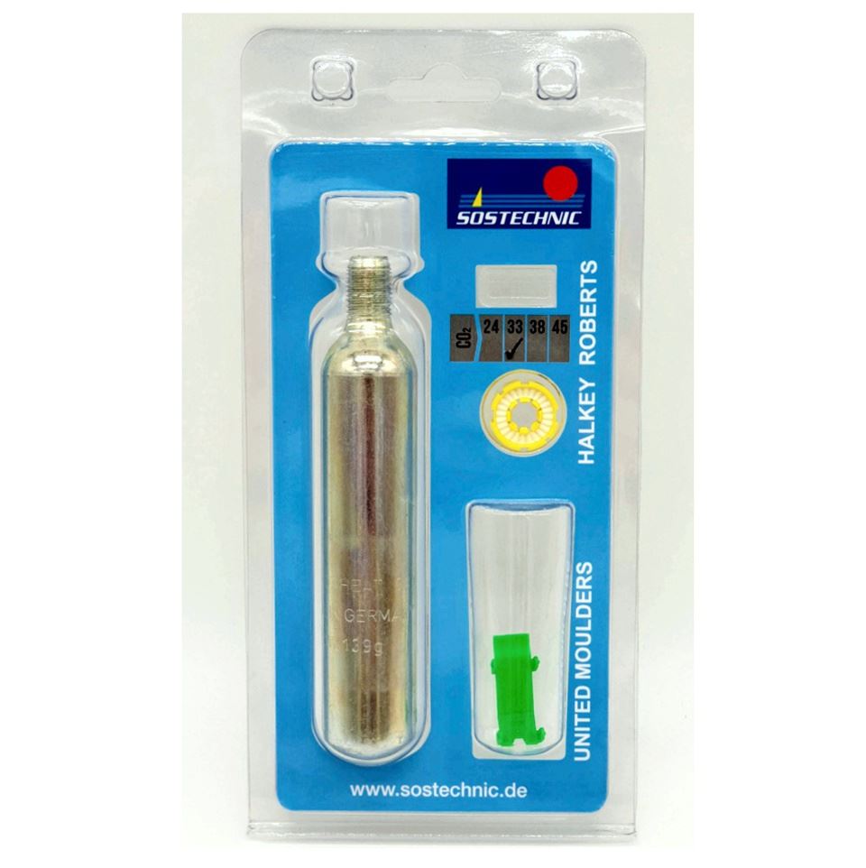 SOSTechnic Reservesatz, Co²  Patrone 33 gr. für Nautic Westen