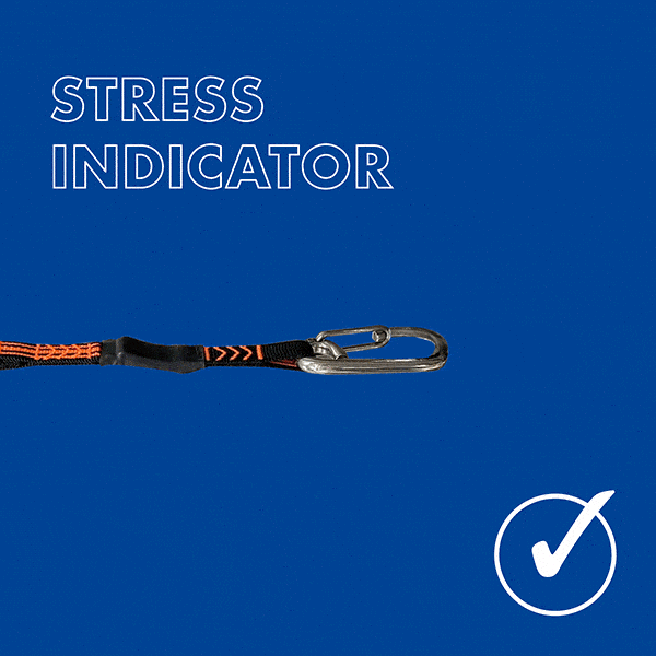 Secumar 3-Punkt Lifeline schwarz orange ab 50 kg Secumar 3-Punkt Lifeline schwarz orange ab 50 kg