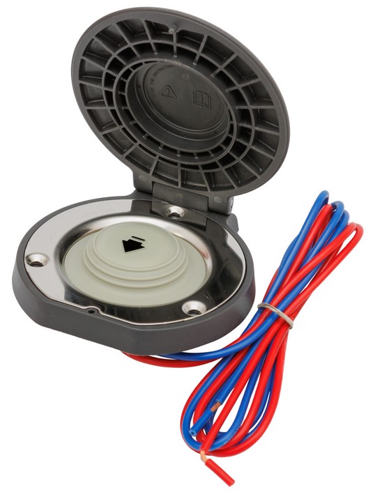 Lewmar Deckschalter DOWN, Grau