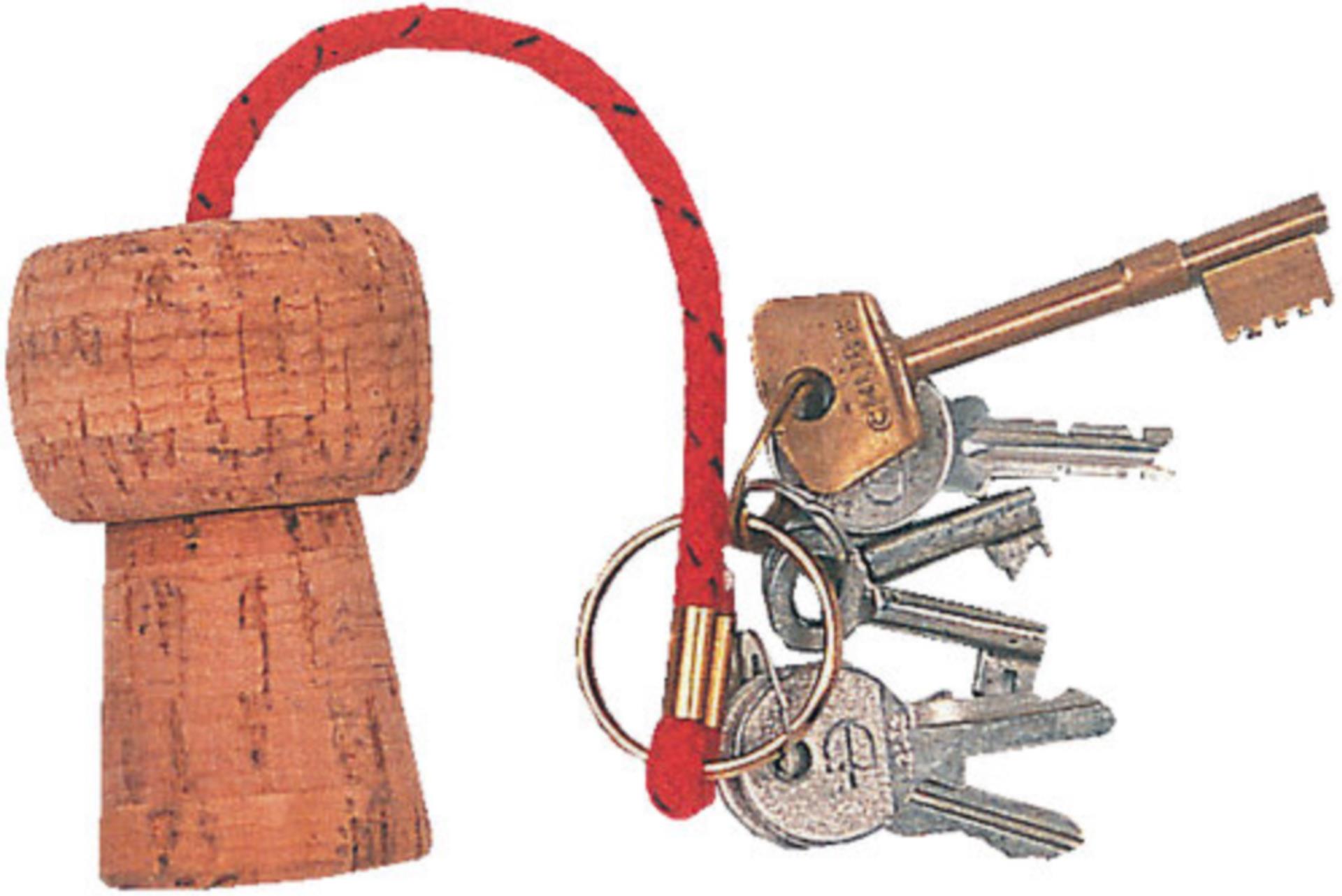 Gotthardt Schlüsselring Champagnerkorken