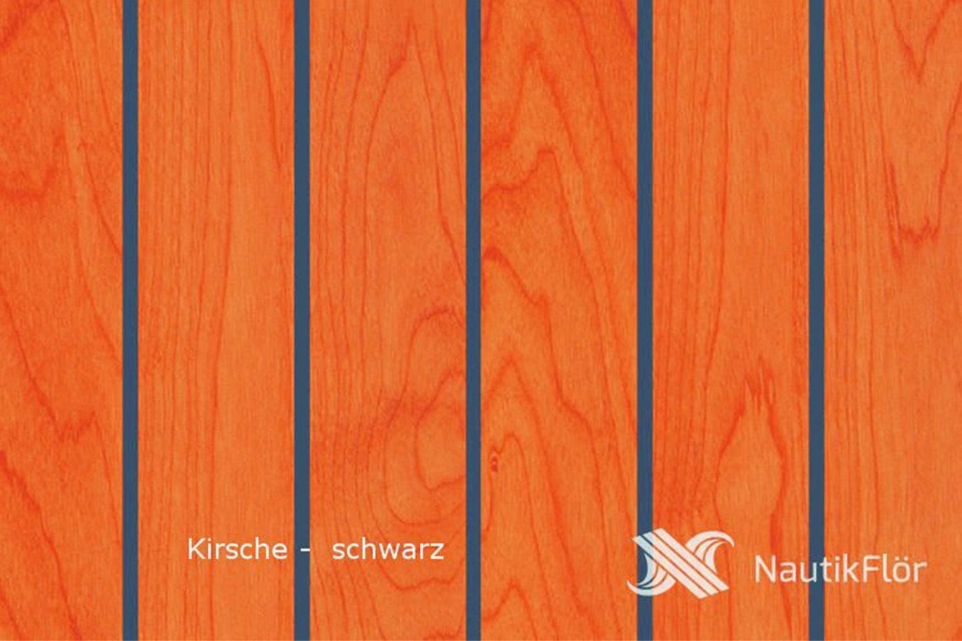 Yachticon Nautik Flör Kirsche, Fuge schwarz