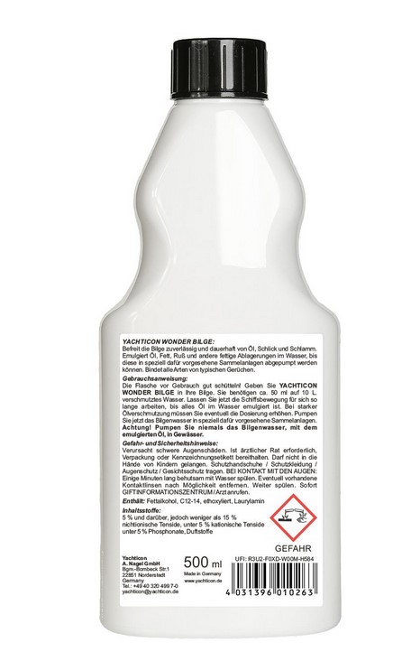 Yachticon Wonder Bilge, 500 ml