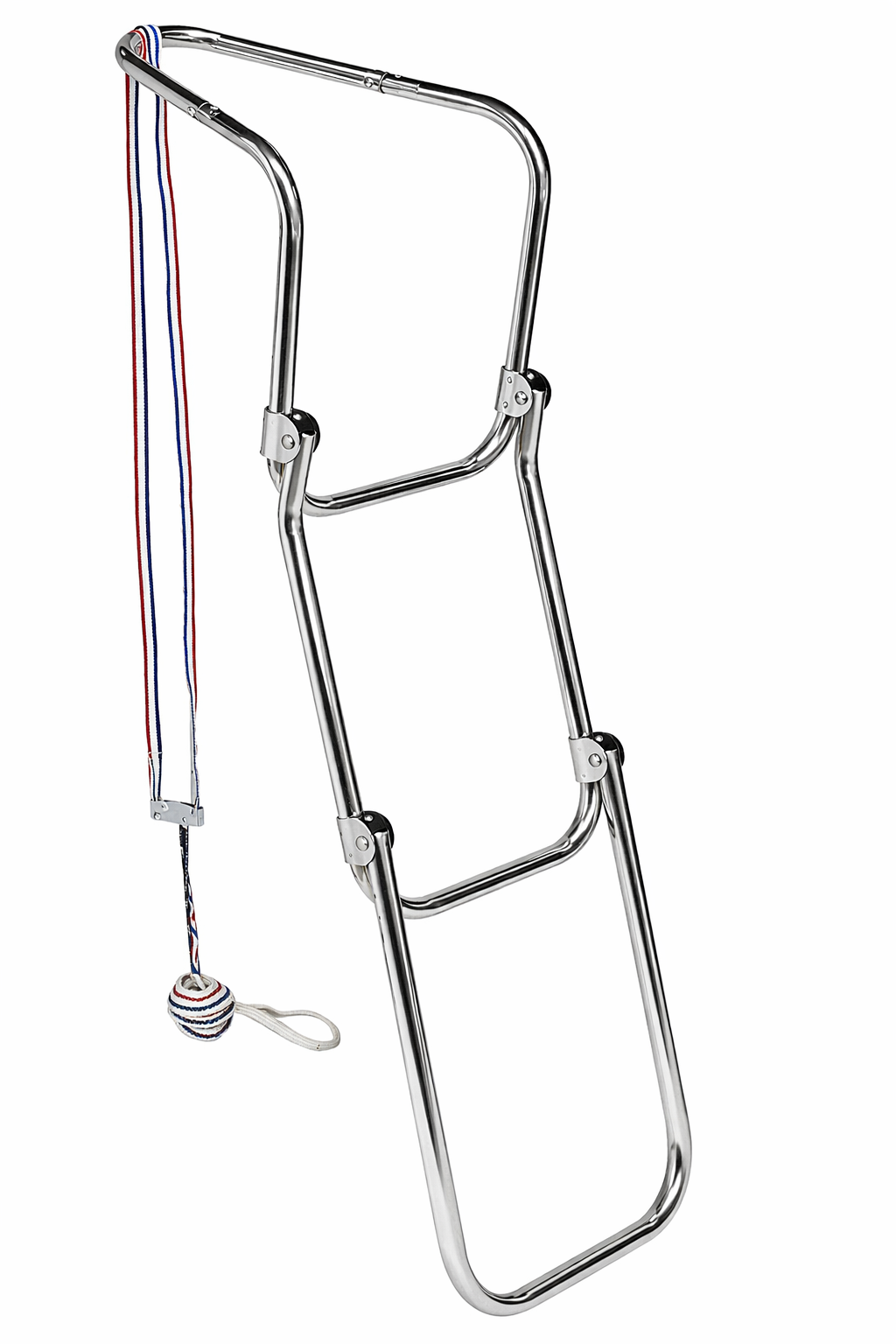 Osculati Schlauchbootleiter Edelstahl 3-Stufen, 88 cm