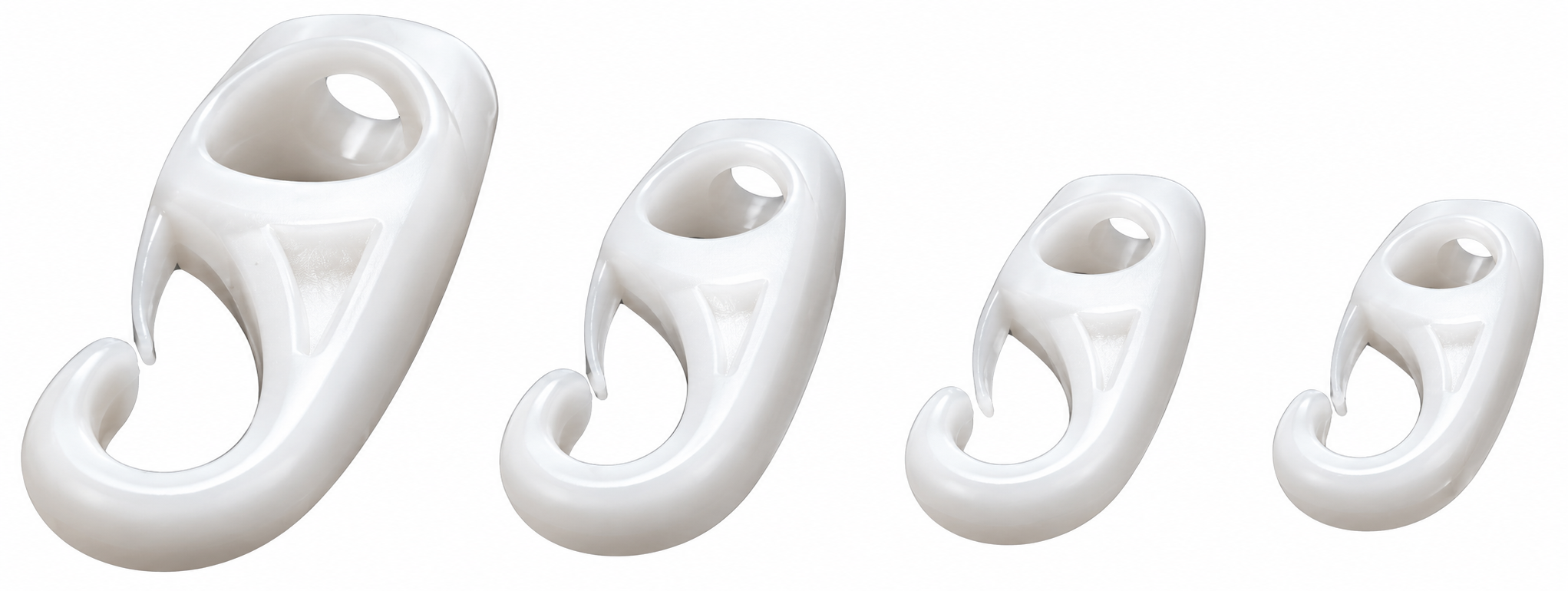 Osculati Nylon Haken, 8 mmØ (8er Pack)