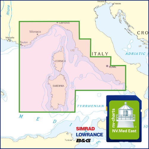 Nautischer Verlag NV Mediterranean East - Karten und Hafenpläne