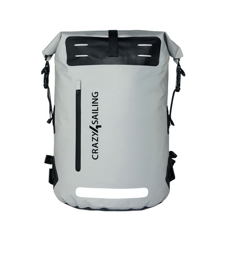 Crazy4Sailing C4S Wasserdichter Rucksack 55 L PVC hellgrau
