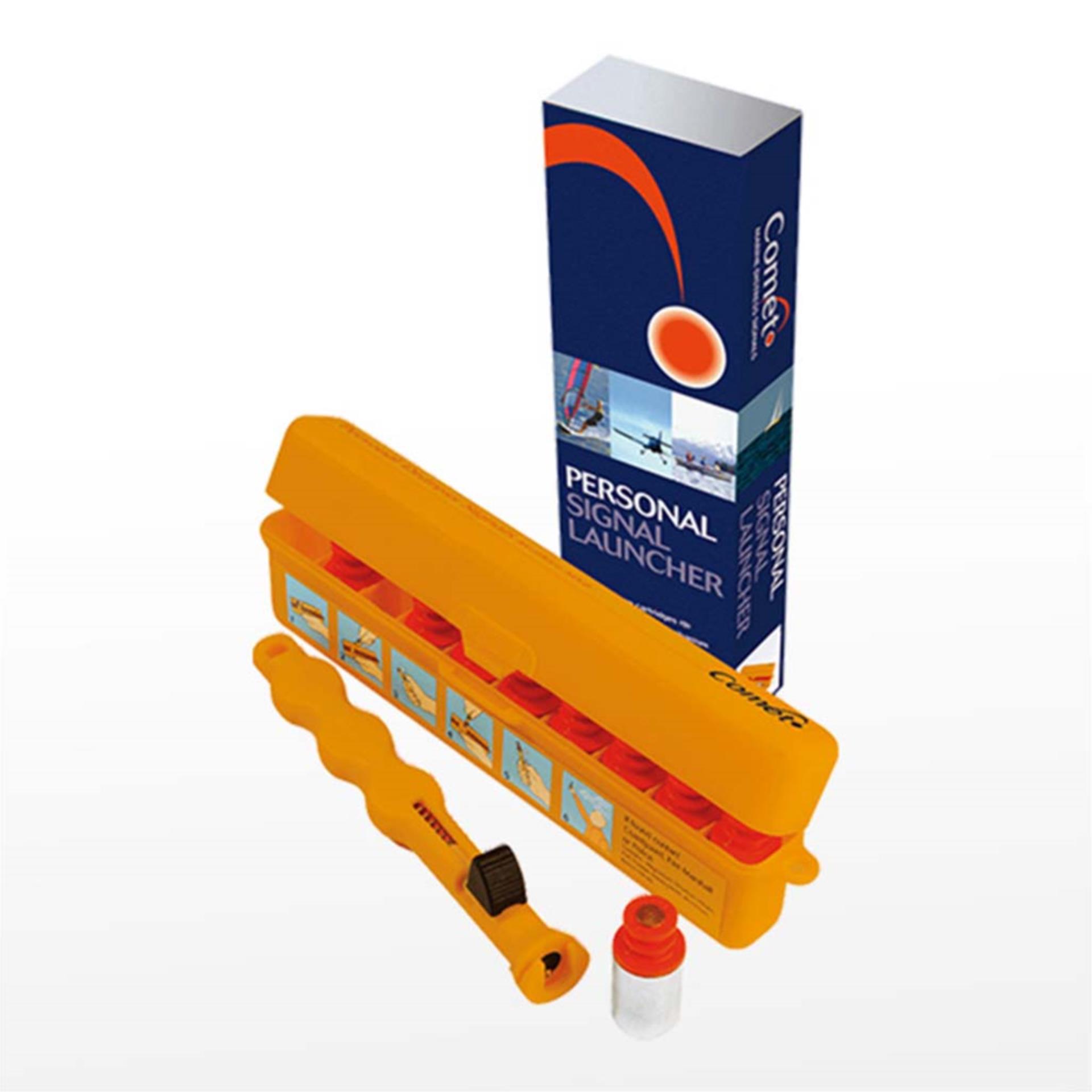 Comet Seenotgeber Set mit 9 x Munition in Box Comet Seenotgeber Set mit 9 x Munition in Box