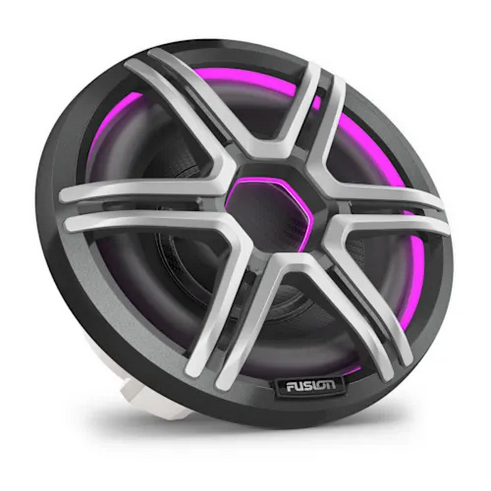 Fusion Apollo Marinesubwoofer 12" LED, grauer Sportgrill