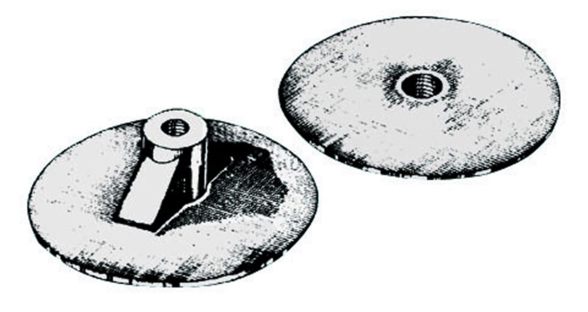 Osculati Anode für Mercury / Mercruiser Circular Plate (CM76214Z)