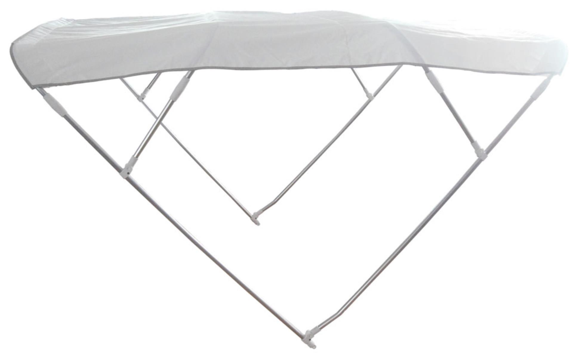 Bimini 4-Rod 220 - 230 cm, weiß (L 250 cm, H 145 cm)