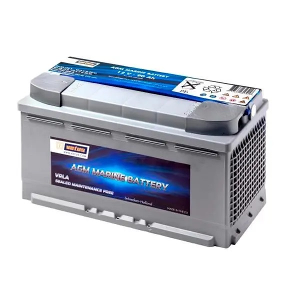 Vetus AGM Batterie 90 Ah, 353 x 175 x 190 mm, 27,8 kg