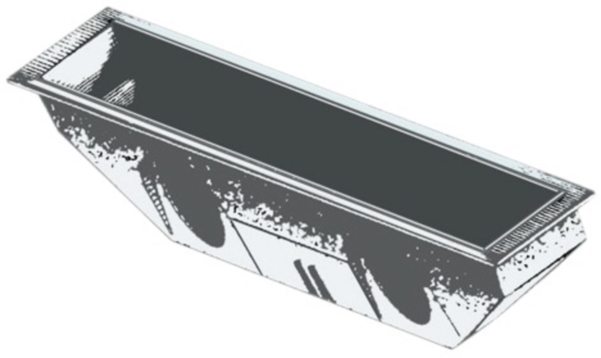 Ablaufkasten 115 mm für Lüfterhutze Zebra